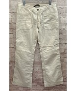 The North Face Pants Womens 10 Larison Linen Cotton Drawstring 34x31 Off... - £29.53 GBP