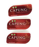 Capung Herbal Pastilles 7 Gram, 3 Slide Box - $28.65