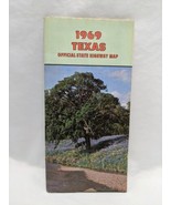 Vintage 1969 Texas Official State Highway Map Brochure - $13.49 CAD