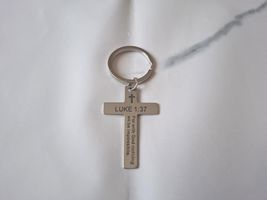 Christian Metal Cross Key Ring - $26.00