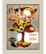 Rare Vintage 1946 Cleveland Browns Football Poster, Beige Border Unique ... - £15.92 GBP+