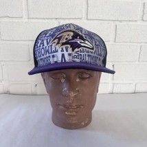Baltimore Ravens Snapback Hat Black Purple New Era  - £15.47 GBP