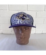 Baltimore Ravens Snapback Hat Black Purple New Era  - £15.63 GBP