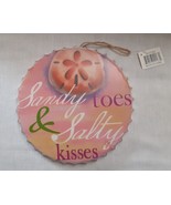 Sandy Toes and Salty Kisses - Metal Wall Hanging Plaque - new - $6.84 CAD
