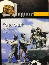 1/35 Resin Model Kit Get Out Us Army Tank Crew 4 Figures WW2 Unpainted - £24.77 GBP