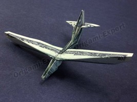 B-52 STRATOFORTRESS Jet Fighter Money Origami - Dollar Bill Art - Military Gift  - £23.94 GBP