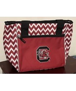 Gamecocks Insulated Chevron Logo Canvas Cooler Tote University South Car... - £15.56 GBP