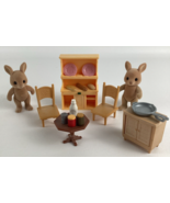 Calico Critters Hopper Kangaroo Figure Kitchen Playset Sylvanian Families Epoch - $727.32 MXN