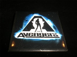 The Avengers 1998 Square Movie Pin Back Button with Ralph Fiennes, Uma T... - £5.50 GBP