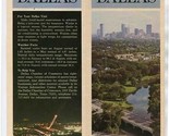 Colorful Friendly Exciting Dallas Texas Brochure 1960 - $17.82