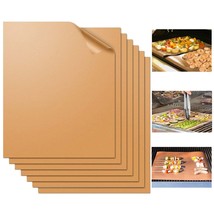 Grill Mat Set Of 7-100% Non-Stick Bbq Grill Mats, Heavy Duty, Reusable, And Easy - £25.65 GBP