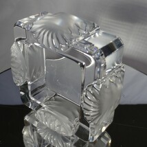 Lalique Ashtray Candy Dish Art Deco Corfou Pattern Crystal Vintage Rene Lalique image 3