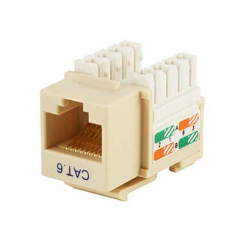 Monoprice 5381 CAT6 PUNCH DOWN KEYSTONE JACK - BEIGE - $23.78