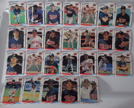 1988 Fleer Minnesota Twins Team Set Of 26 Baseball Cards - £3.15 GBP