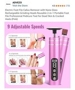 2 in 1 Electric Foot Callus Remover,9 Adjustable Speeds Rechargeabl... F... - €9,25 EUR 2 in 1 Electric Foot Callus Remover,9 Adjustable Speeds Rechargeabl... F... - €9,25 EUR