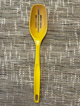 Vintage FOLEY USA Nylon Yellow Slotted Spoons Strainer Utensil 11&quot; - £14.93 GBP