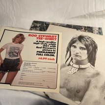 Rod Stewart Night on the Town LP W/ T-Shirt Order Form Insert - £5.92 GBP