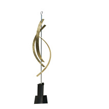 Large Abstract Metal Art- Contemporary Sculpture Modern Garden Orion Gold - £238.72 GBP