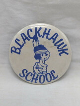 Vintage Blackhawk School Pin 2 1/4&quot; - $21.77