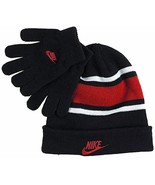 Nike Youth Boy&#39;s Futura Foldover Beanie &amp; Glove Set - $54.83 CAD