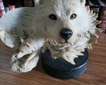 Rick Cain Limited Edition &quot;Arctic Son&quot; 1943/2000 Carved Arctic Wolf  - $59.99