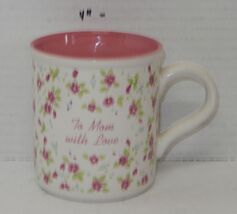 Vintage 1985 Enesco "To Mom With Love"  Mother's Day Coffee Mug Cup Ceramic - $8.88