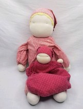 Two Handmade Faceless Sock Dolls Amish Waldorf  - £30.79 GBP