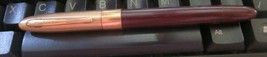 vintage Wearever Fountain Pen Brown & Gold colored Pen and cap - $9.49