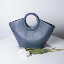 Luxury leather tote bag premium grain designer style top handle crossbody - £59.69 GBP