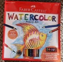 Faber-Castell 15 Piece Watercolor Pencil Paper Art Set for Beginners Age... - £9.73 GBP