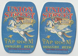 Union Street Public House Tap Room Beer Coasters Alexandria Virginia Lot... - $3.91