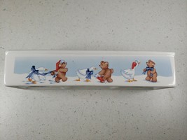 1988 House of Lloyd Christmas Goose &amp; Bear &quot;Quacker&quot; Cracker Server Tray... - £10.49 GBP