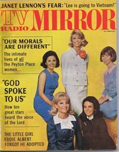 ORIGINAL Vintage October 1966 TV Radio Mirror Magazine Peyton Place Cast - $19.79
