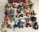 Disney Toy Story Cars Goofy Hook Little Mermaid Lot Of 29 Toys  T7 - $18.80