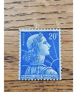 France Stamp Marianne 20fr Used 755 Circular Cancel (Light) - $0.99