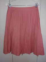 Talbots Ladies Small Pleated Full Lined SKIRT-2-COTTON/POLY-DRY CLEAN-WORN Once - £11.08 GBP