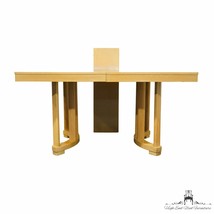 Bernhardt Furniture Blonde Contemporary Modern 70&quot; Double Pedestal Dining Table - £313.75 GBP
