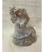 Such is the Kingdom Angel Girl Trinket Rosary Box Blessed Are the Peacem... - $9.89