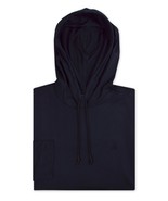 Brooks Brothers Mens Black Long Sleeve Light Hooded Shirt, Medium M BB-144 - $70.57 CAD