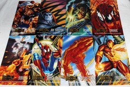 Marvel Metal Prints Set of 8 Comics Characters Fleer Cards 1995 MINT NEW UNUSED - £54.05 GBP