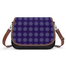 Mondxflaur Flowers Floral Messenger Bag for Women PU Leather Crossbody Bag - £21.75 GBP