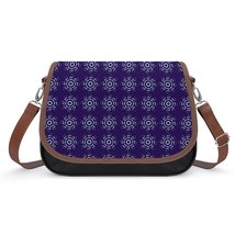 Mondxflaur Flowers Floral Messenger Bag for Women PU Leather Crossbody Bag - £20.88 GBP