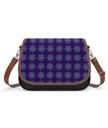 Mondxflaur Flowers Floral Messenger Bag for Women PU Leather Crossbody Bag - $37.03 CAD