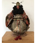 Vtg Antique Japanese Samurai Warrior Devil Musha Ningyo Doll Statue Figu... - £317.95 GBP