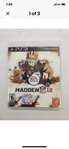 Madden NFL 12 - Sony PlayStation 3 PS3 Gamer Game Football Play Station - £6.04 GBP