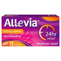Allevia Anti-Histamine Tablets 120mg - Pack of 15 - $8.09