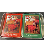 1998 LIMITED EDITION COCA-COLA NOSTALGIA PLAYING CARDS IN TIN - 2 SEALED... - $230.34 MXN