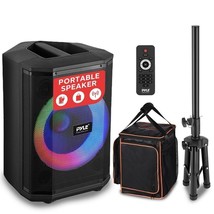 Pyle PPHP868STBG 120W Bluetooth Party Speaker w/ Tripod &amp; Carry Bag - $87.29