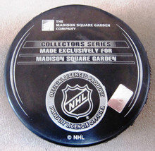 MSG Collectors Series Official NHL 10 Gaborik Hockey Puck W/ Hologram In Plastic - $12.16