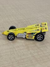 Vintage 1987 Hot Wheels 1:64 Die Cast Yellow Inter Cooled F3 Indy Car KG JD - $10.88